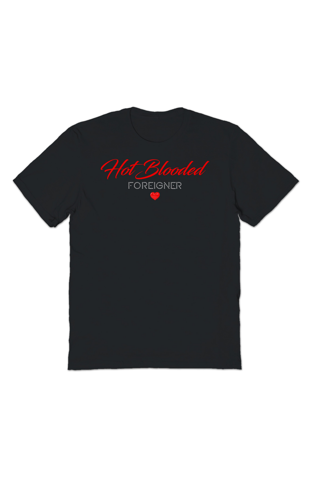 Hot Blooded Heart Foreigner T-Shirt product image 2