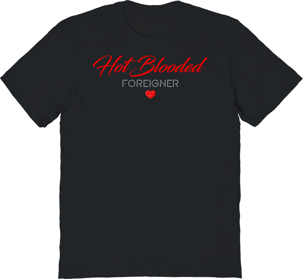 Hot Blooded Heart Foreigner T-Shirt product image 1