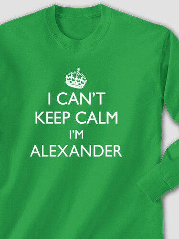 Can't Keep Calm : Printed Long Sleeves