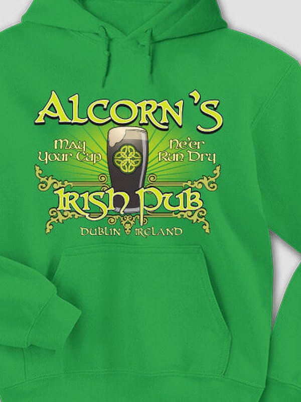 Classic Irish Pub : Printed Hoodies product image 3