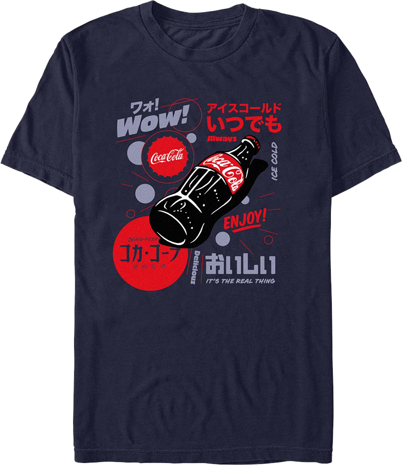 Japanese Slogans Coca-Cola T-Shirt product image 1