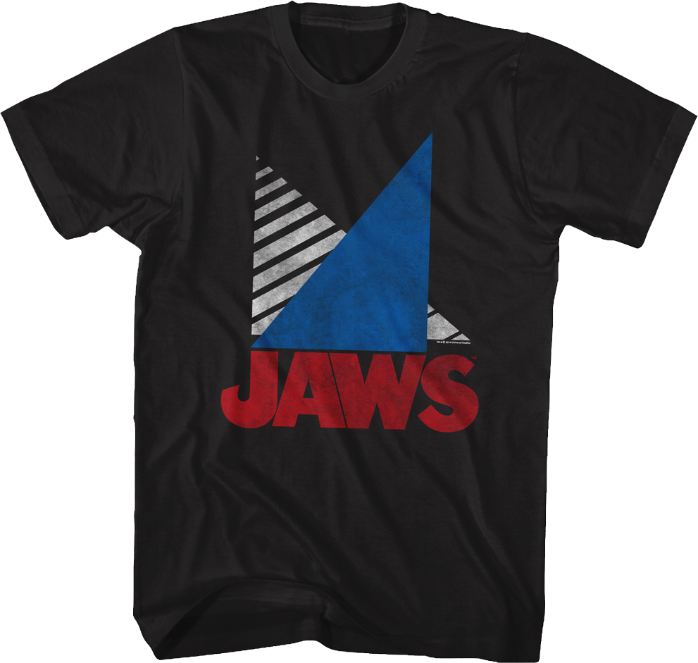 Geometric Fin Art Jaws T-Shirt product image 1