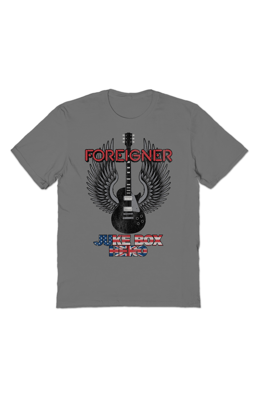 Juke Box Hero Winged Guitar Foreigner T-Shirt product image 2