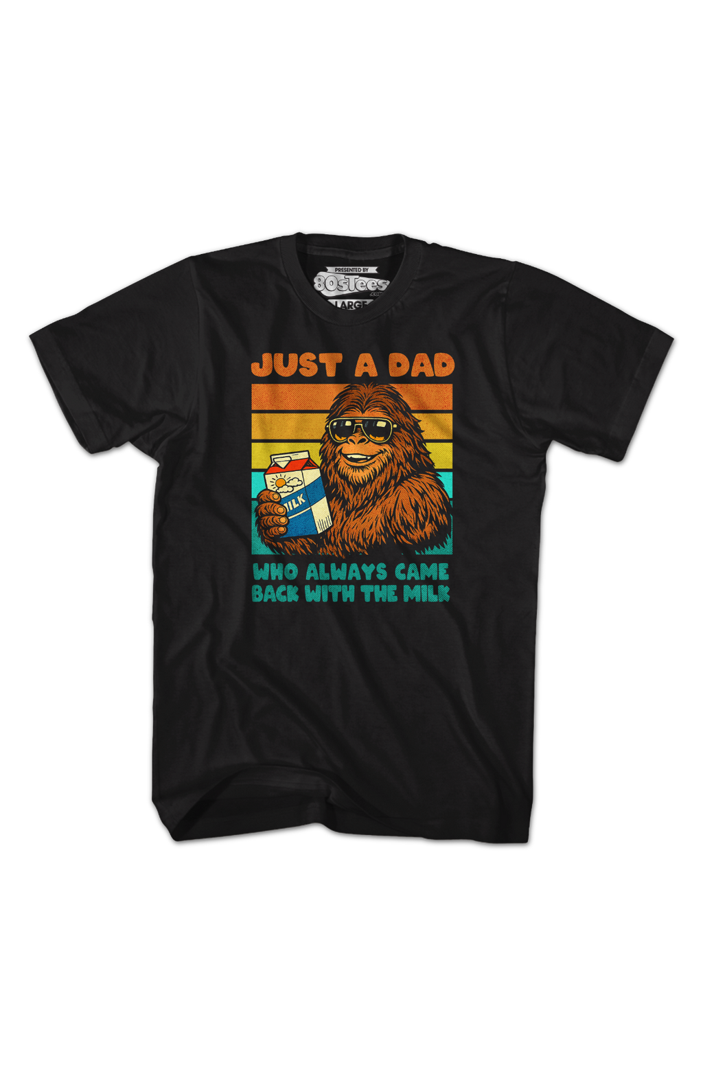 Just A Dad Who Always Came Back With The Milk T-Shirt product image 2