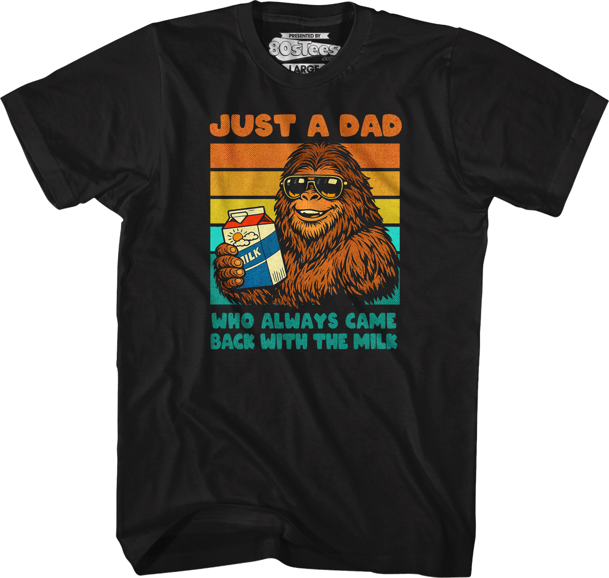 Just A Dad Who Always Came Back With The Milk T-Shirt product image 1