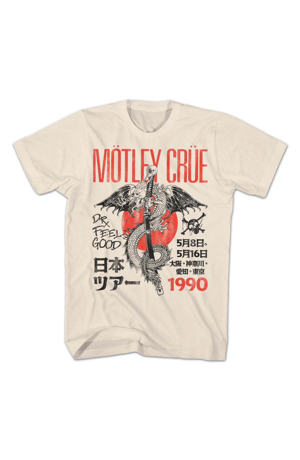 Kanji Dr. Feelgood Motley Crue T-Shirt product image 2