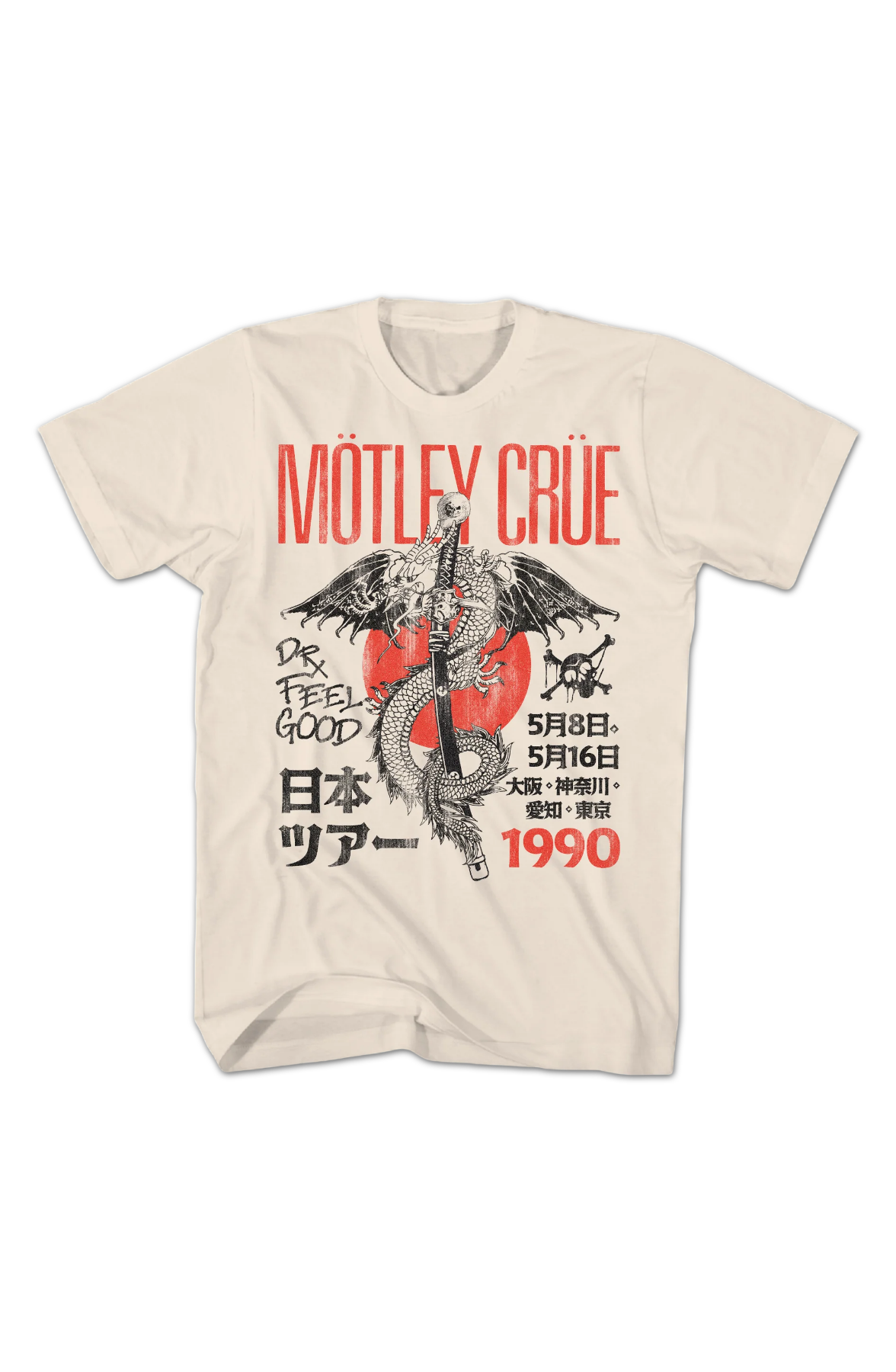 Kanji Dr. Feelgood Motley Crue T-Shirt product image 2