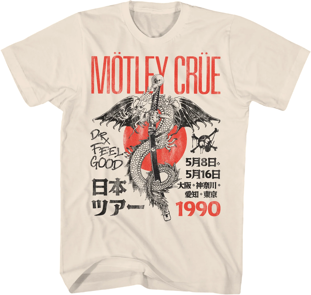 Kanji Dr. Feelgood Motley Crue T-Shirt product image 1