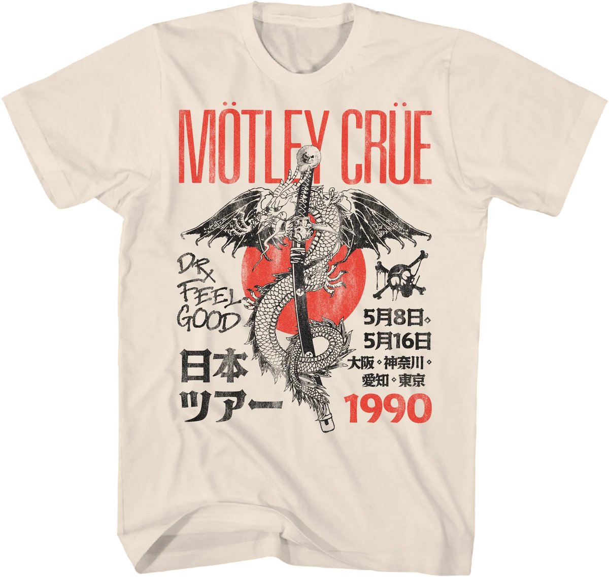 Kanji Dr. Feelgood Motley Crue T-Shirt product image 1