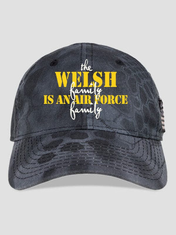 Air Force Family : Embroidered Kryptek Tactical Camo Hats