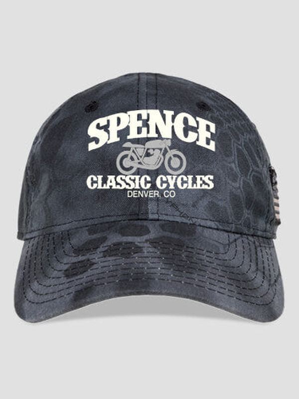 Classic Cycles : Embroidered Kryptek Tactical Camo Hats
