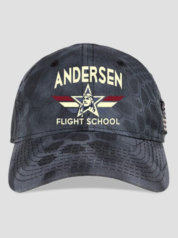 Flight School : Embroidered Kryptek Tactical Camo Hats
