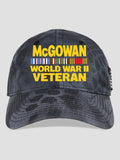 WW2 European Veteran : Embroidered Kryptek Tactical Camo Hats