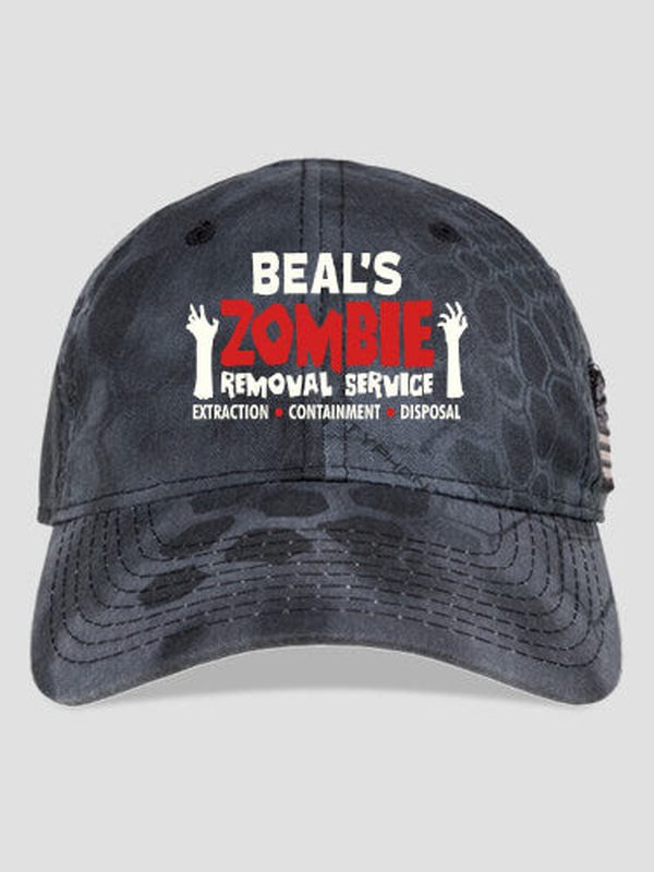 Zombie Removal Service : Embroidered Kryptek Tactical Camo Hats