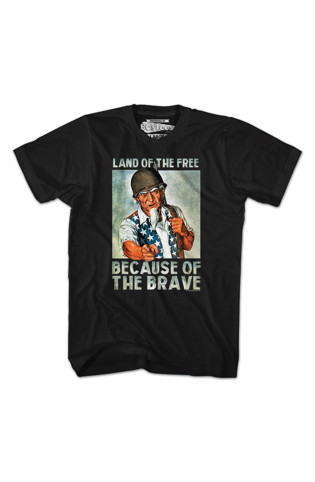 Land Of The Free Because Of Brave T-Shirt product image 2