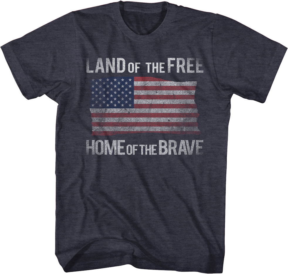 American Classics Land Of The Free Home Of Brave T-Shirt product image 1