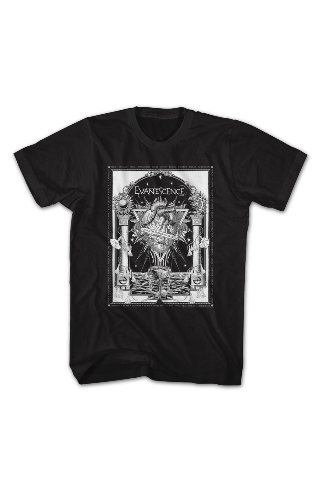 Let All The Broken Pieces Shine Evanescence T-Shirt product image 2
