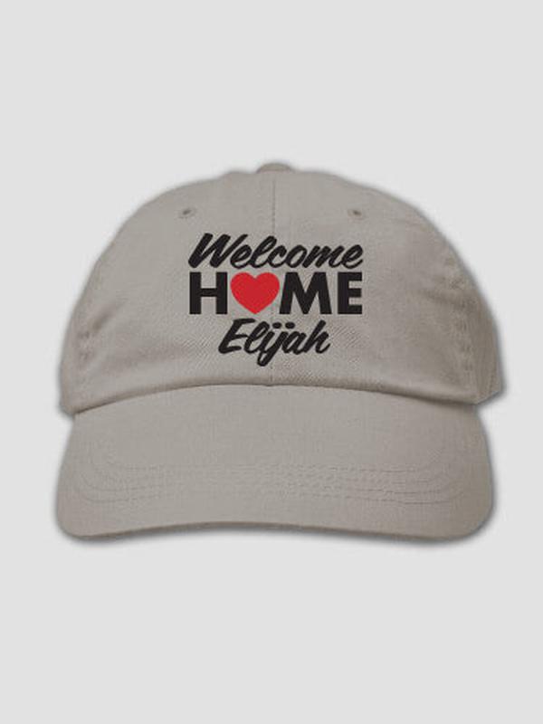 Welcome Home Heart : Embroidered Baseball Hats