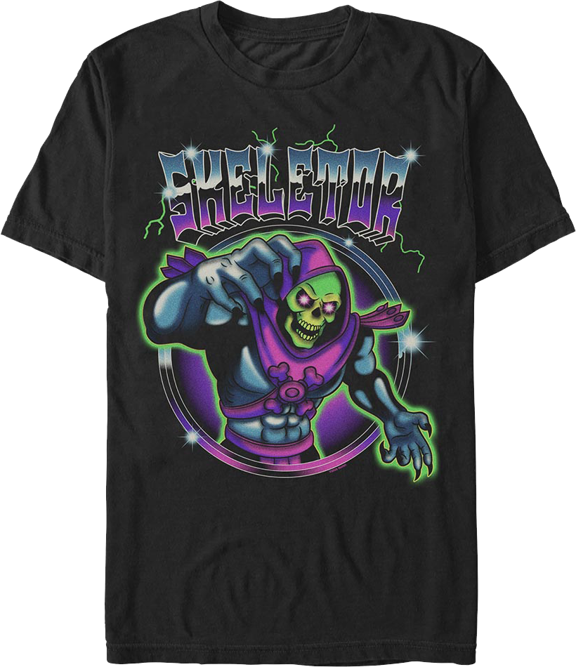 Lightning Skeletor Masters Of The Universe T-Shirt product image 1