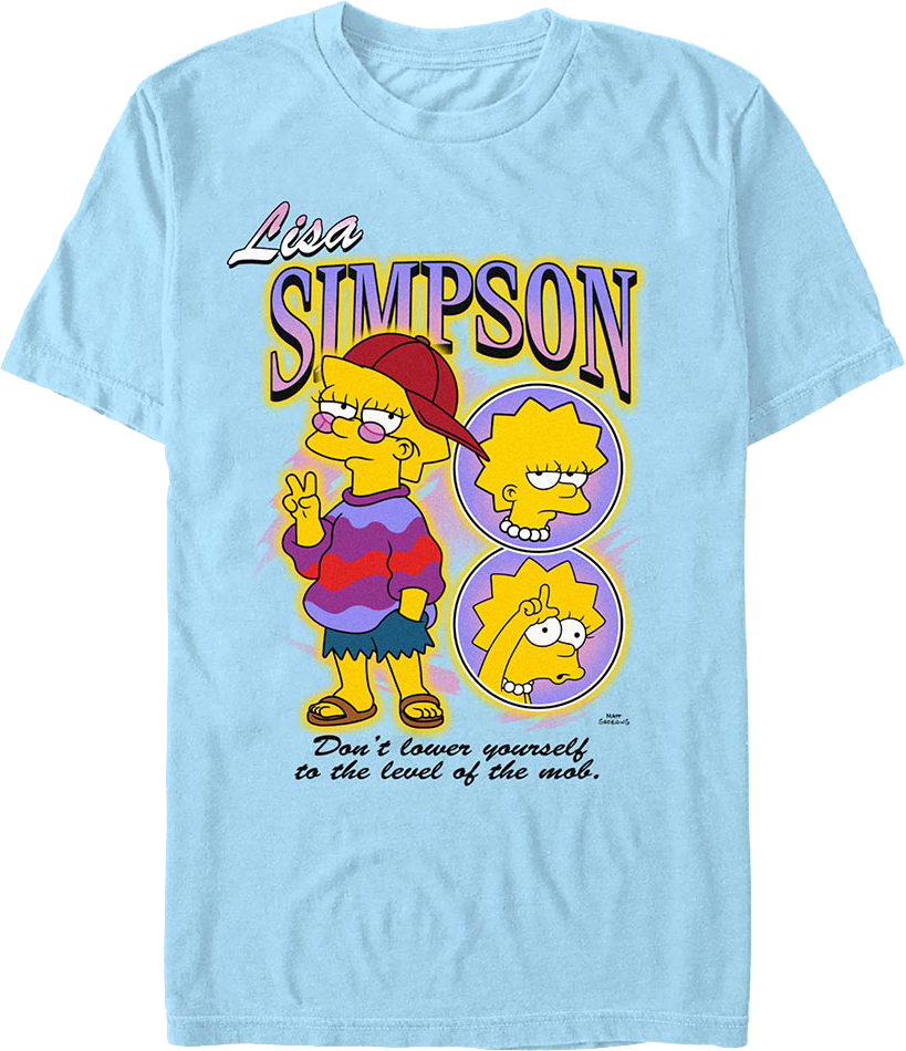 Lisa Don't Lower Yourself To The Level Of Mob Simpsons product image 1