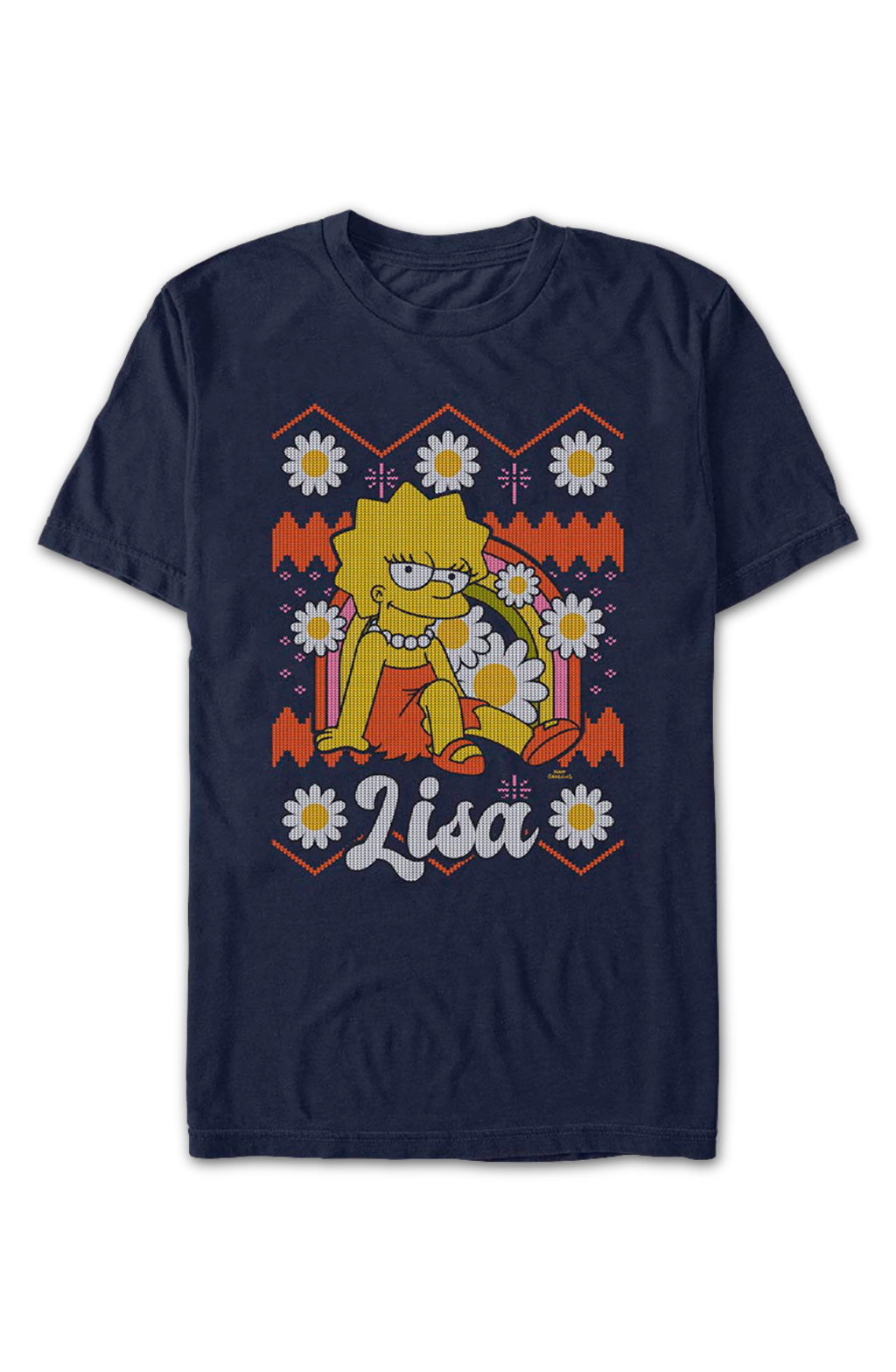 Lisa Faux Floral Sweater Simpsons T-Shirt product image 2