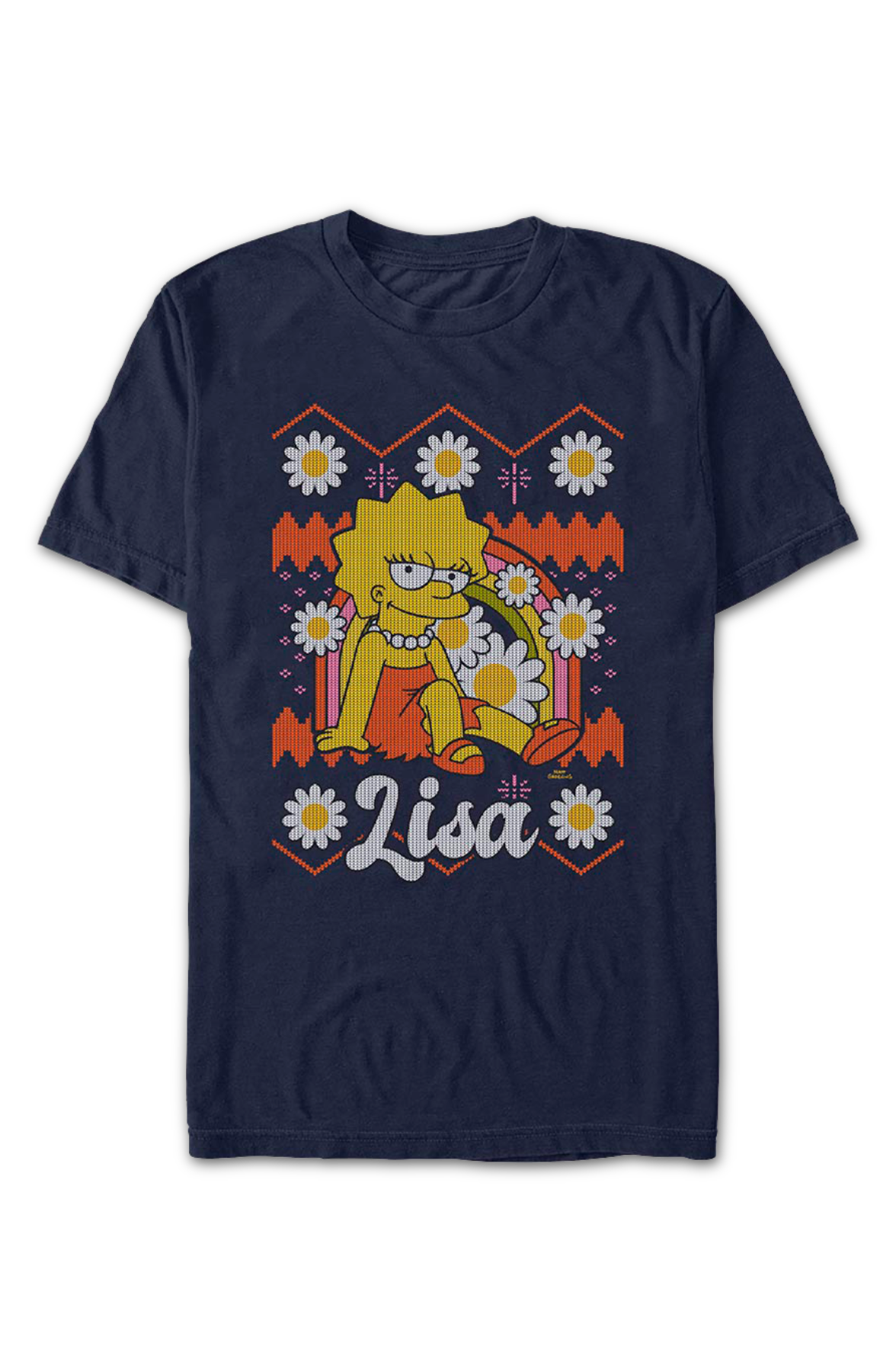 Lisa Faux Floral Sweater Simpsons T-Shirt product image 2