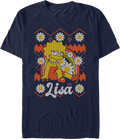 Lisa Faux Floral Sweater Simpsons T-Shirt product image 1