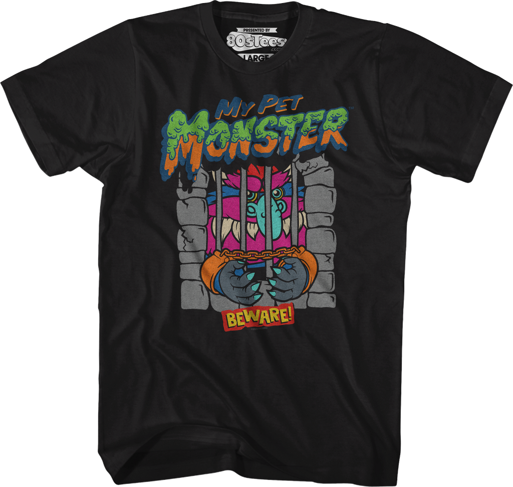 Locked Away My Pet Monster T-Shirt product image 1