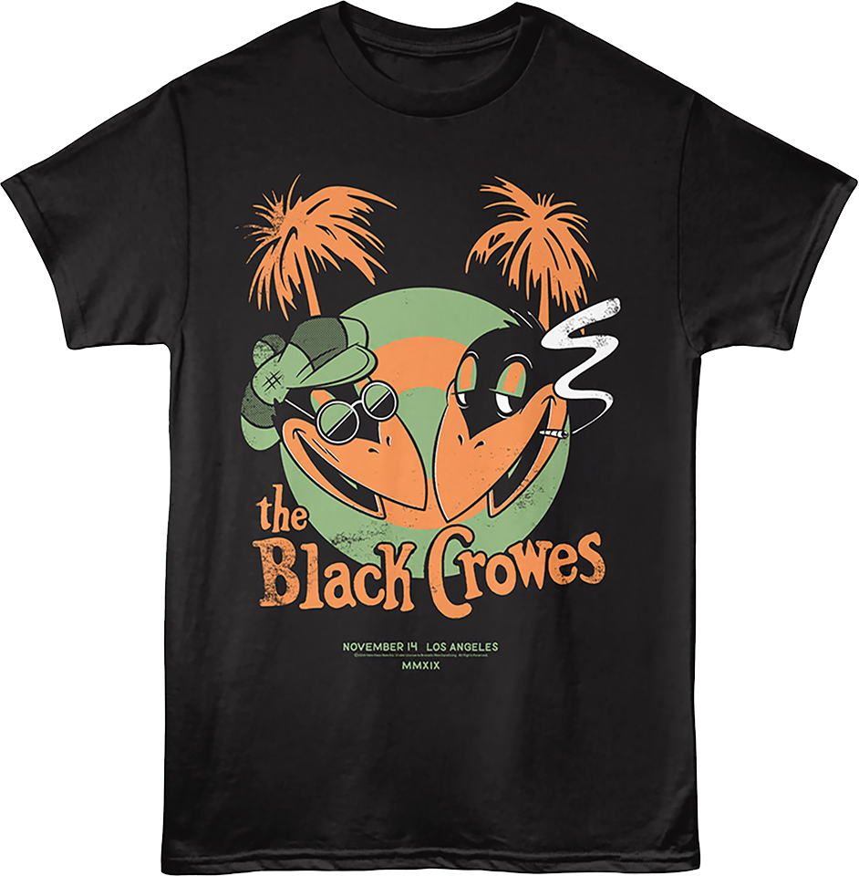 Los Angeles Poster Black Crowes T-Shirt