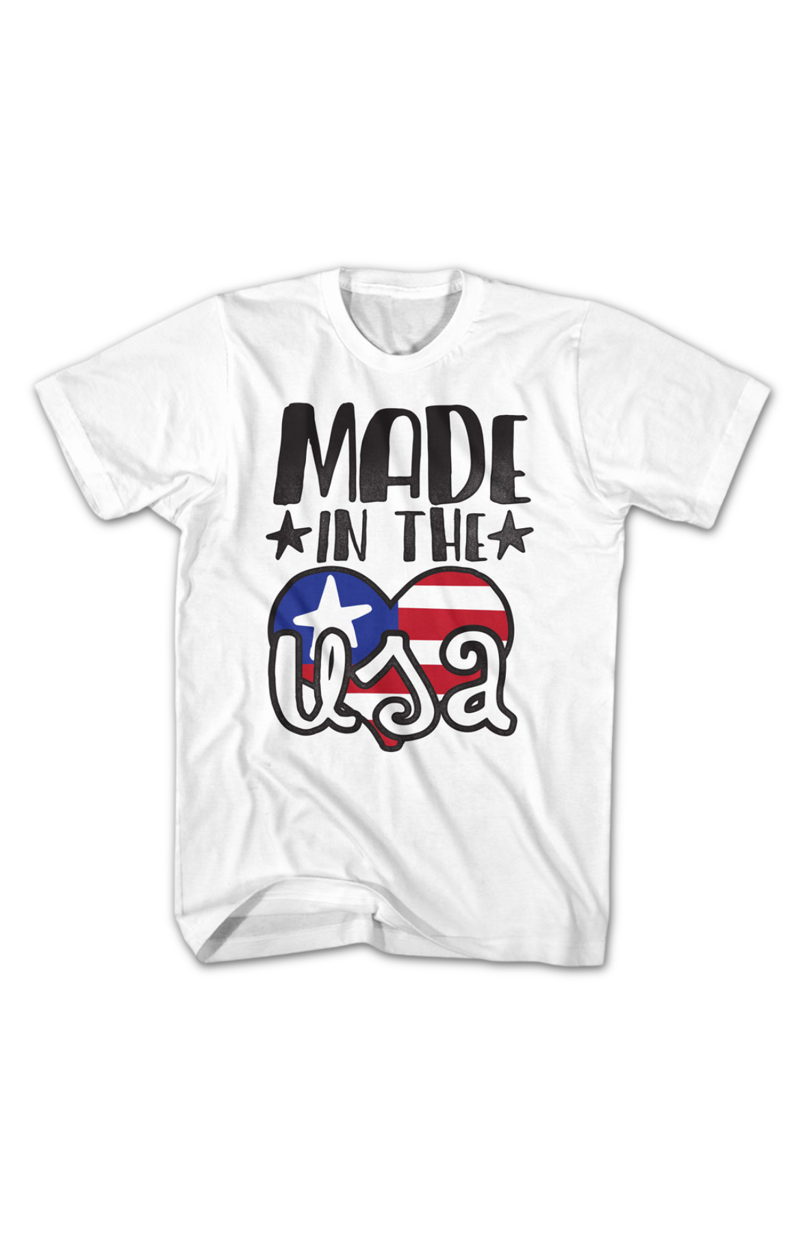 Made In The USA Heart T-Shirt product image 2