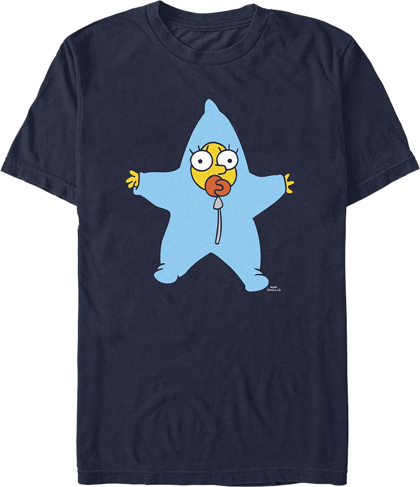 Maggie Snow Suit Simpsons T-Shirt product image 1