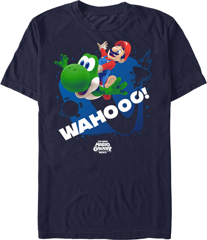 Mario & Yoshi Wahooo Super Bros. T-Shirt product image 1