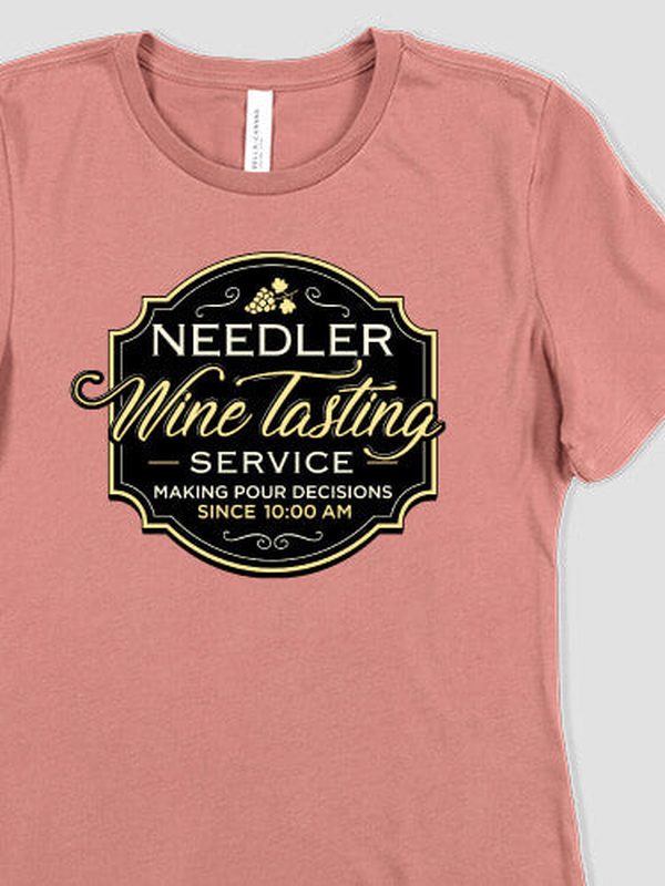 Classic Wine Tasting Services : Premium Printed T-Shirts