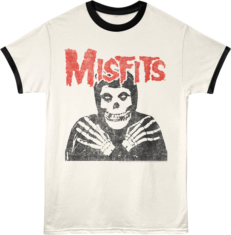 Misfits Crossed Arms Ringer Shirt product image 1