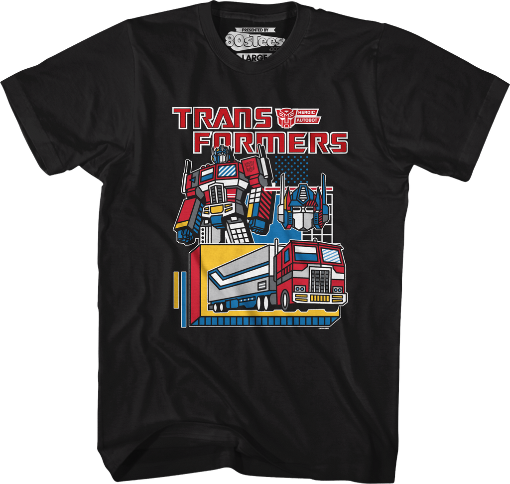 Modern Optimus Prime Transformers T-Shirt product image 1