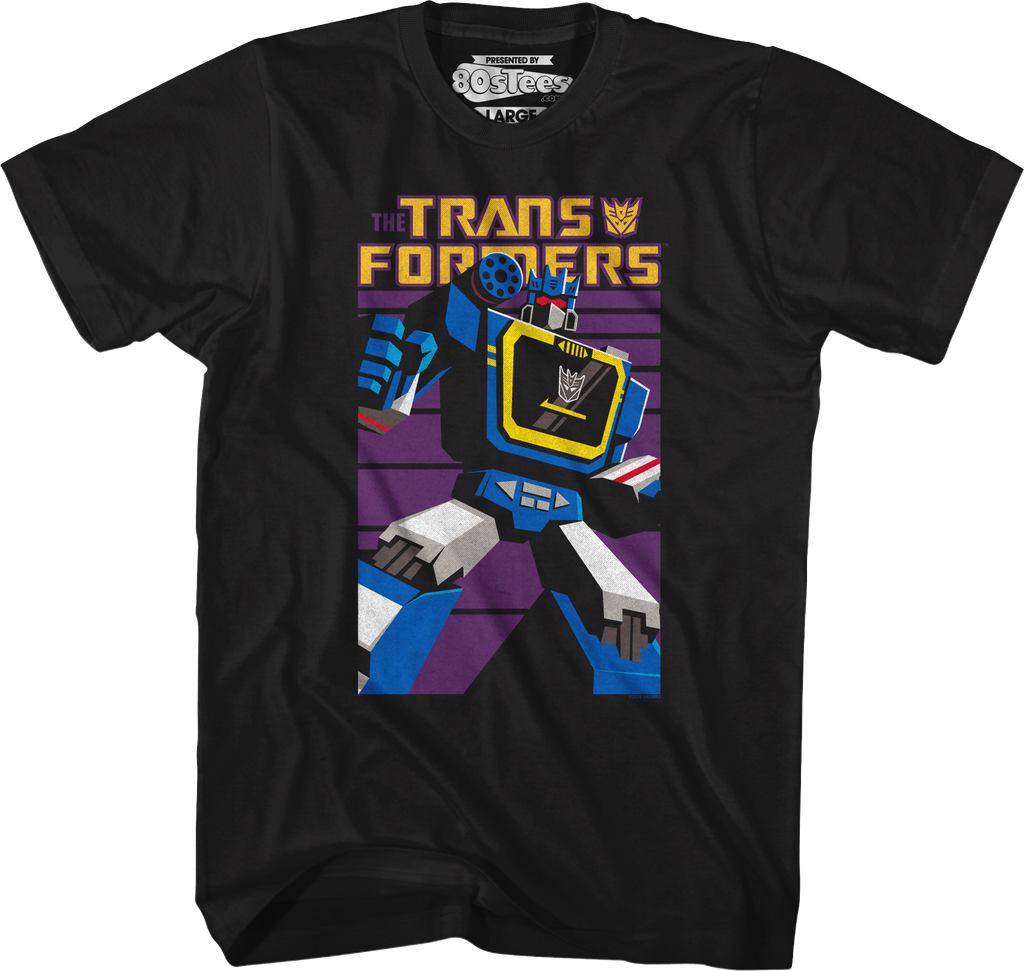 Sounds Great Pose Soundwave Transformers T-Shirt product image 1