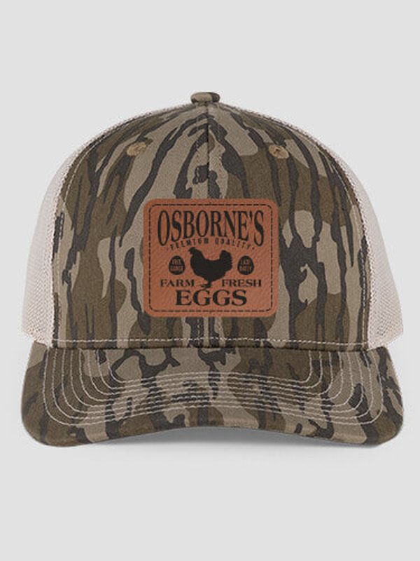 Farm Fresh Eggs : Structured Trucker Hats with Patch