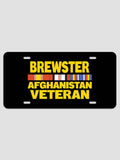 Afghanistan Veteran : License Plates
