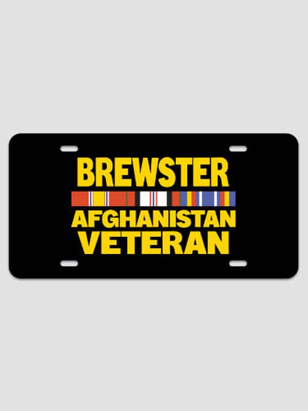 Afghanistan Veteran : License Plates