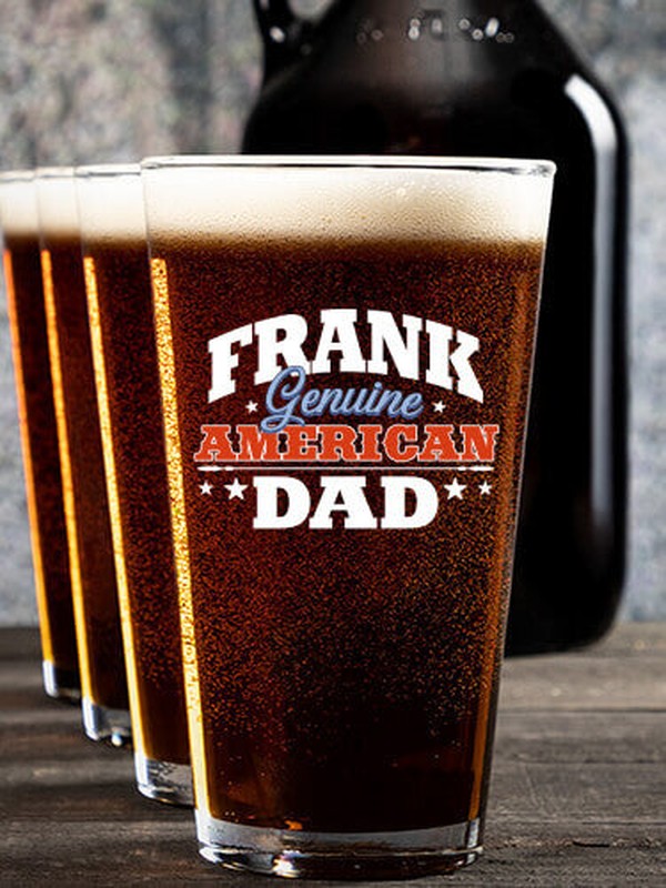 American Dad : Growler Pint Glass Gift Sets - Color Printed