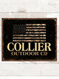 American Outdoor Company : Tin Signs