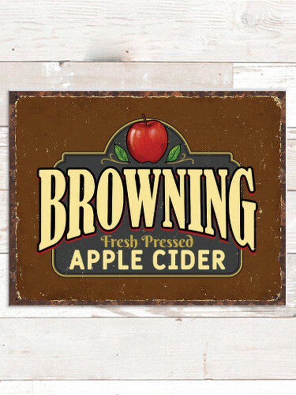 Apple Cider : Tin Signs