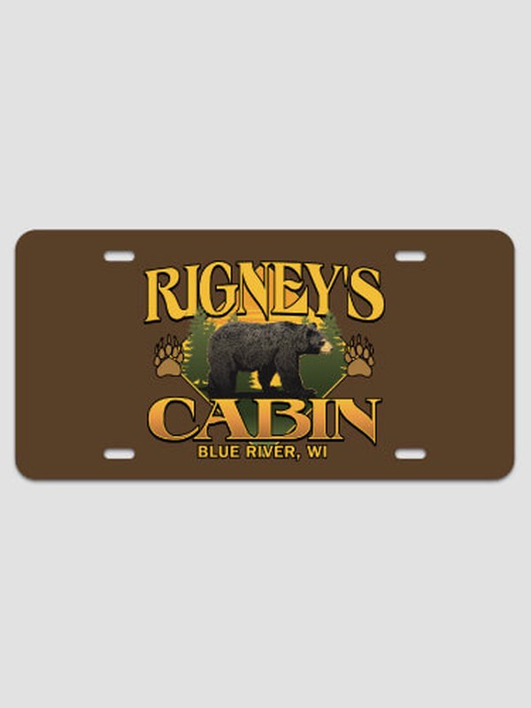 Bear Cabin : License Plates