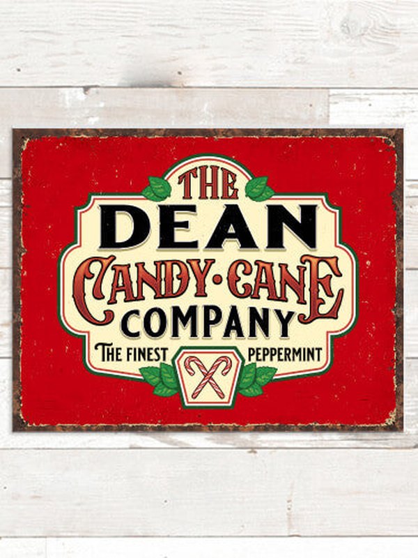 Candy Cane Company : Tin Signs