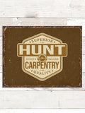 Carpentry : Tin Signs