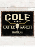 Cattle Ranch : Tin Signs
