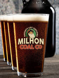 Christmas Coal Company : Growler Pint Glass Gift Sets - Color Printed