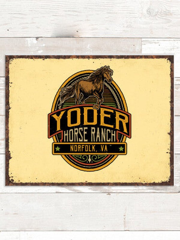 Classic Horse Ranch : Tin Signs