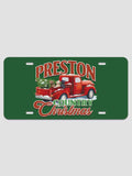 Country Christmas : License Plates