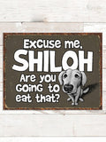 Excuse Me Dog : Tin Signs